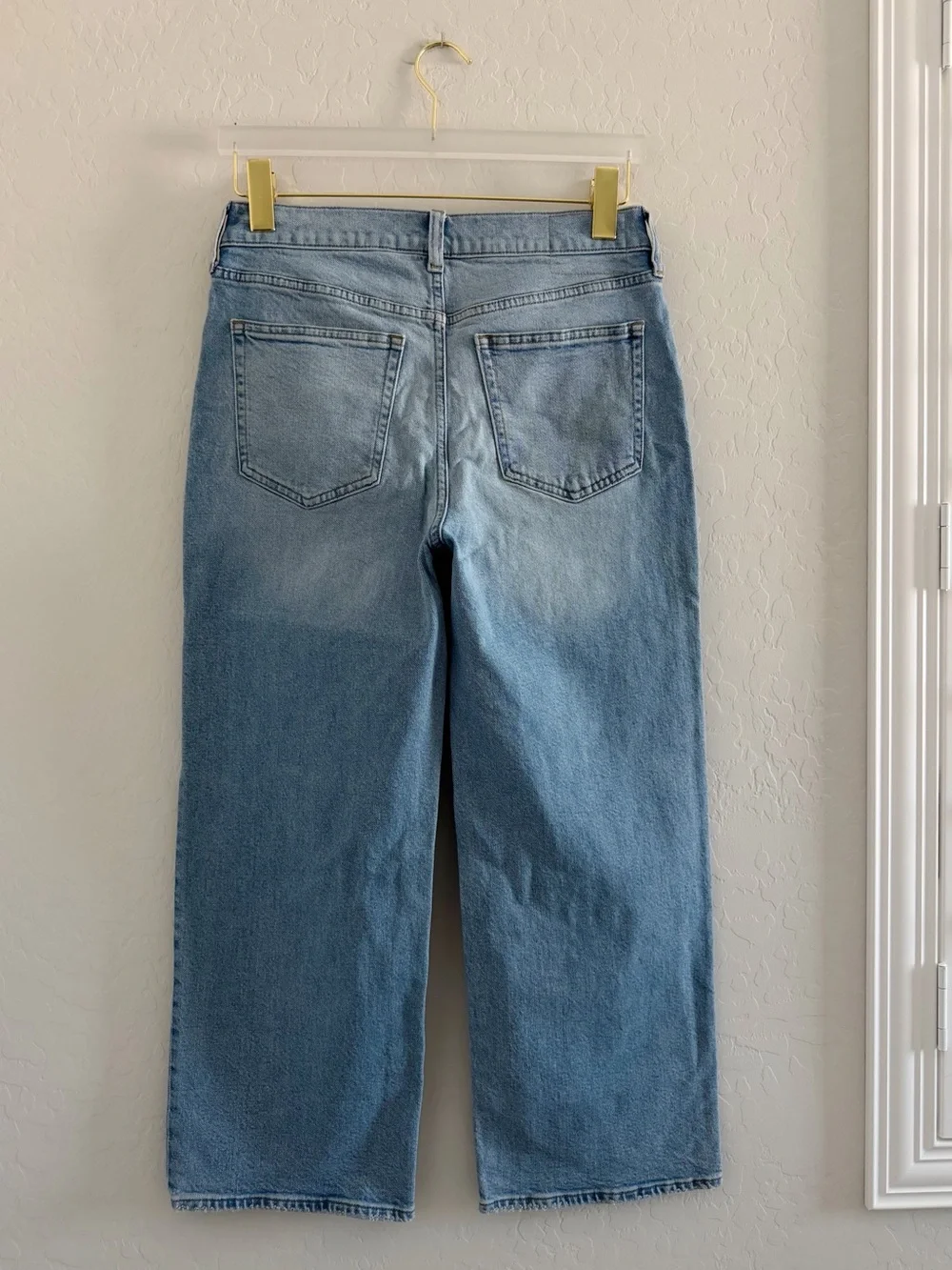 J. Crew Slim Wide Leg Jeans Blue Size 27 Petite